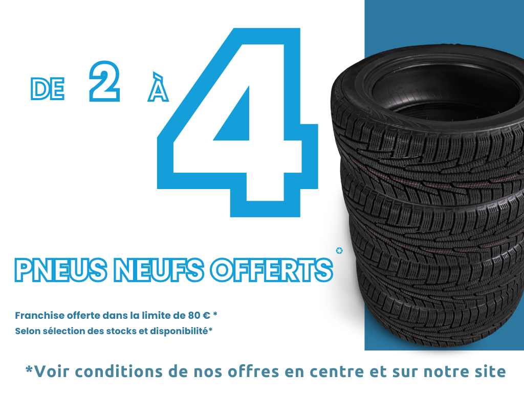 2 à 4 pneus offertes